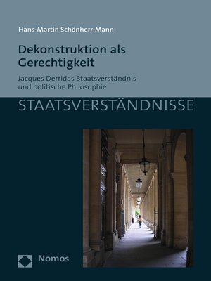 cover image of Dekonstruktion als Gerechtigkeit